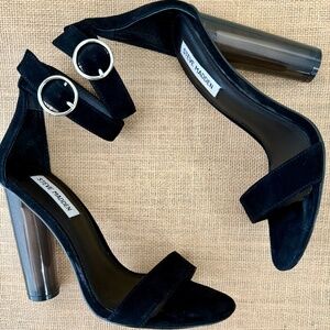 STEVE MADDEN Suede Heels | Women's Size 8.5 | Black